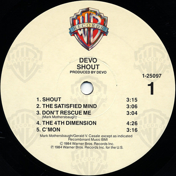 Devo : Shout (LP, Album, All)