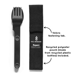 Magware - Magnetic Flatware Single Set, Black