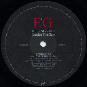 Killing Joke : Outside The Gate (LP, Album)