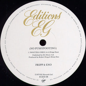 Fripp & Eno : (No Pussyfooting) (LP, Album, RE)