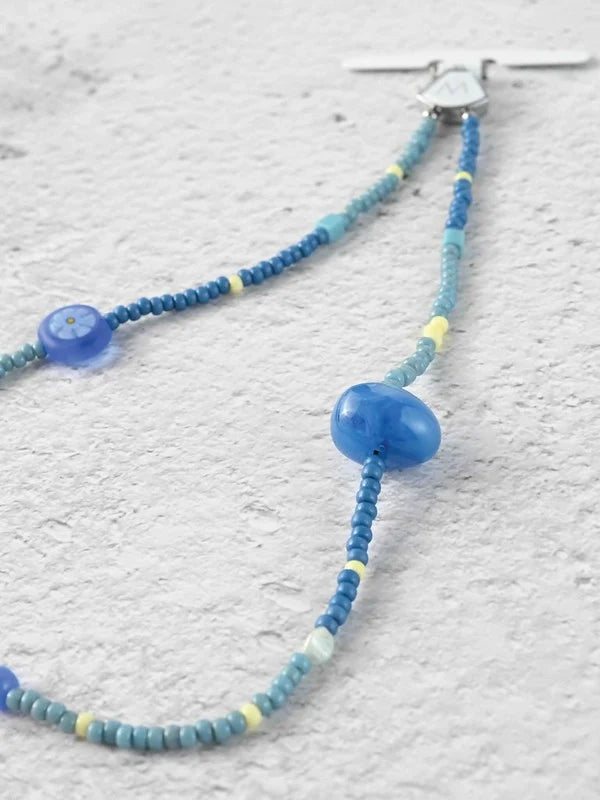 M.Beads Phone Bracelet - FLOWER Series, Bluebell