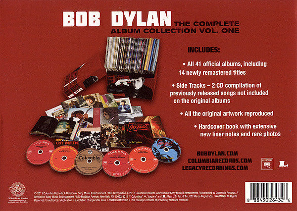 Bob Dylan : The Complete Album Collection Vol. One (CD, Album, RE + CD, Album, RE + CD, Album, RE + CD)