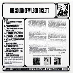 Wilson Pickett : The Sound Of Wilson Pickett (LP, Album, RE, RM, 180)