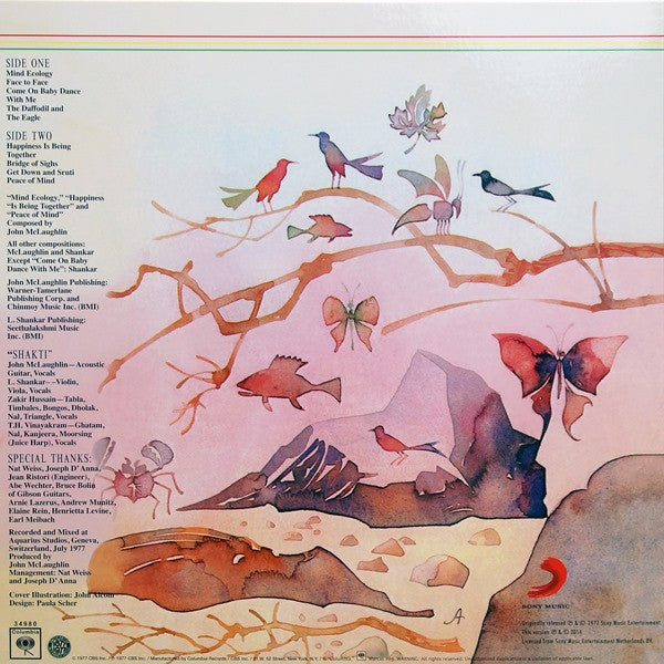 Shakti (2) With John McLaughlin : Natural Elements (LP, Album, RE, 180)
