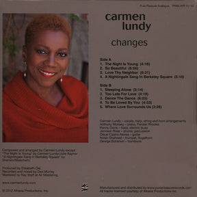 Carmen Lundy : Changes (LP, Album, 180)