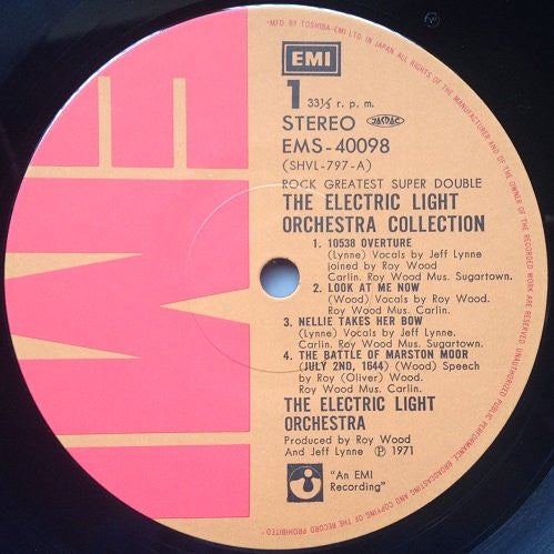 The Electric Light Orchestra* : The Electric Light Orchestra Collection (2xLP, Comp, RE)