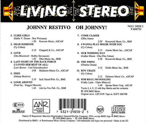 Johnny Restivo : Oh Johnny! (CD, Album)