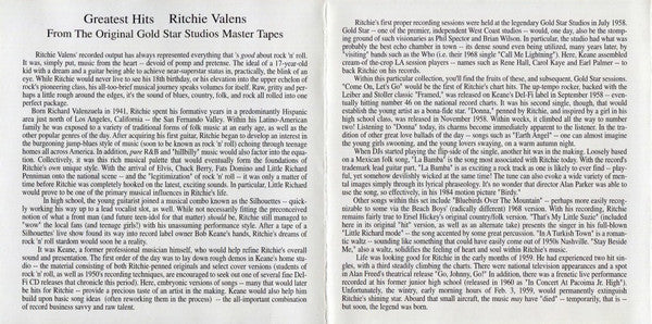 Ritchie Valens : Greatest Hits (SACD, Hybrid, Comp, Mono, RM)