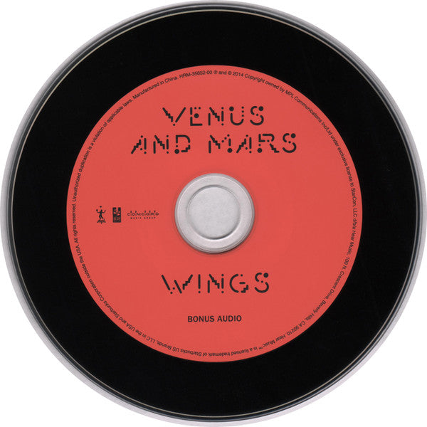 Wings (2) : Venus And Mars (CD, Album, Num, RE, RM + CD, Comp + DVD, Comp + Dl)