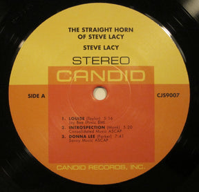 Steve Lacy : The Straight Horn Of Steve Lacy (LP, Album, Ltd, RE)