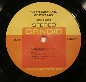 Steve Lacy : The Straight Horn Of Steve Lacy (LP, Album, Ltd, RE)