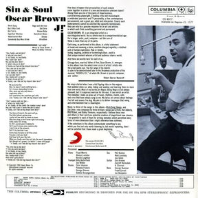 Oscar Brown Jr. : Sin & Soul (LP, Album, RE, RM)