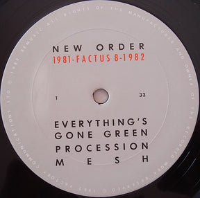 New Order : 1981-1982 (12", Comp)