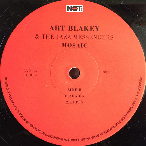 Art Blakey & The Jazz Messengers : Mosaic (LP, Album, RE, 180)