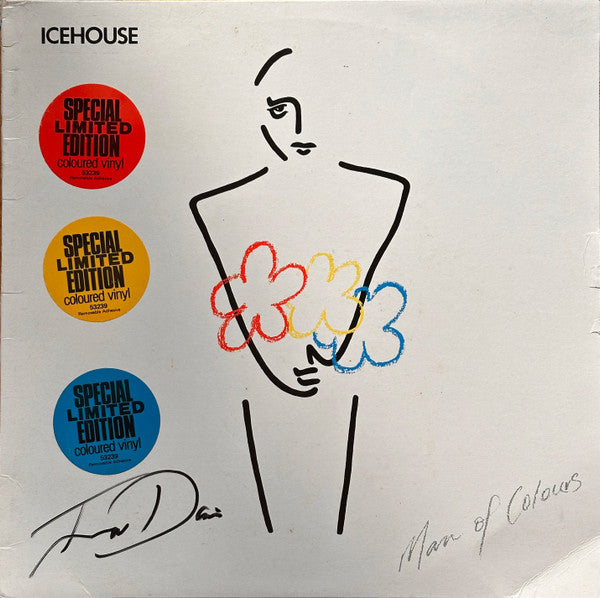 Icehouse : Man Of Colours (LP, Album, Promo, Mul)