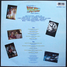 Various : Back To The Future (Music From The Motion Picture Soundtrack) (LP, Album, Comp, Pin)