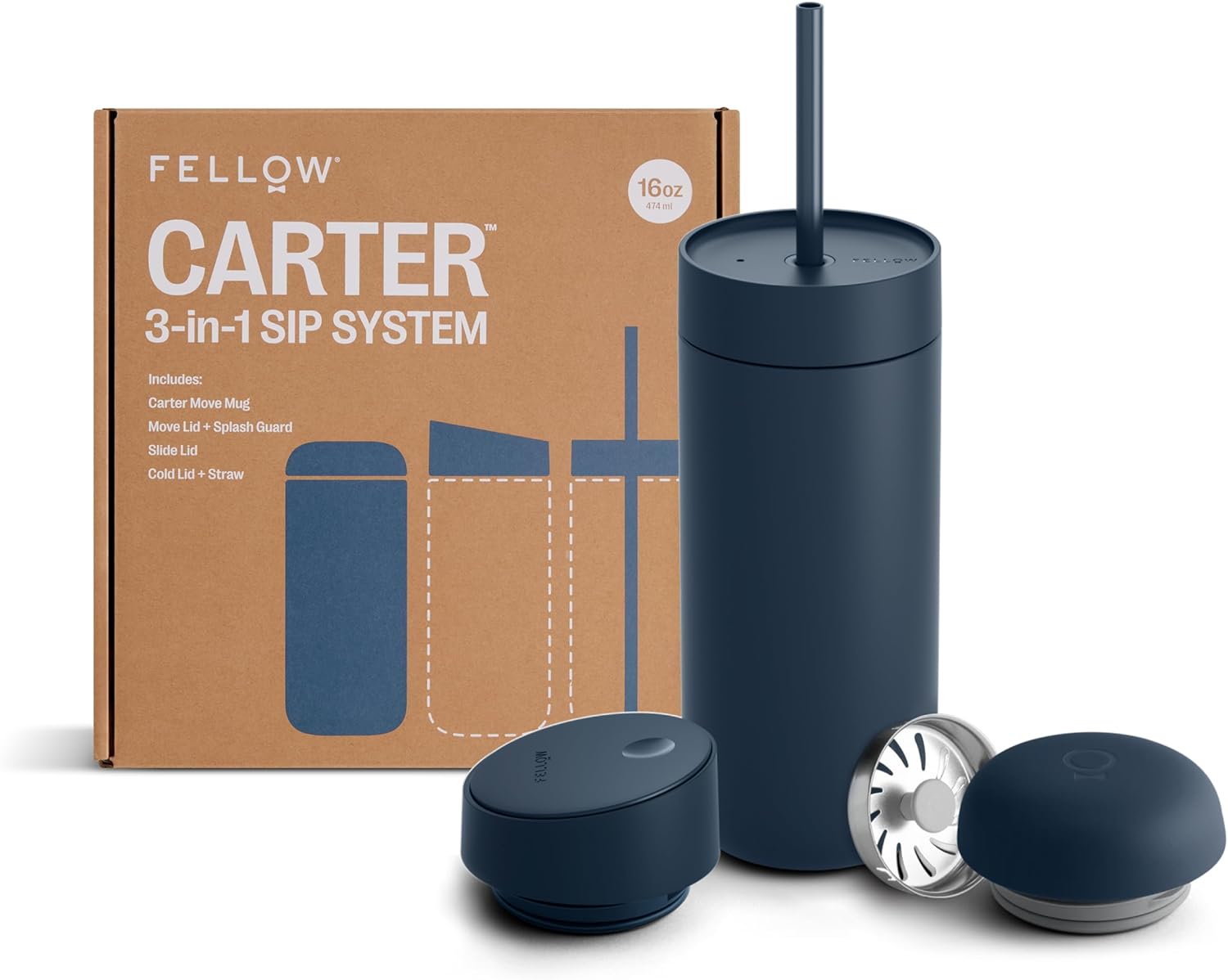 Carter 3-in-1 Sip System, Stone Blue