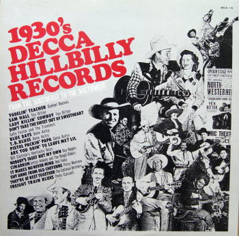 Various : 1930's Decca Hillbilly Records - Additional Album (LP, Comp)