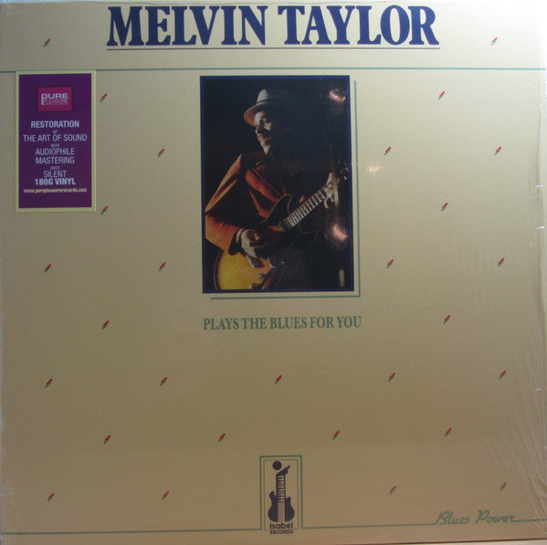 Melvin Taylor : Plays The Blues For You (LP, Album, RE, RM)