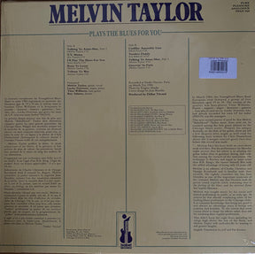 Melvin Taylor : Plays The Blues For You (LP, Album, RE, RM)