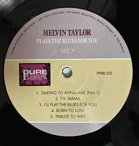 Melvin Taylor : Plays The Blues For You (LP, Album, RE, RM)