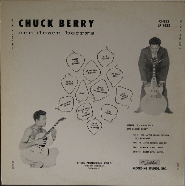 Chuck Berry : One Dozen Berrys (LP, Album, Mono)