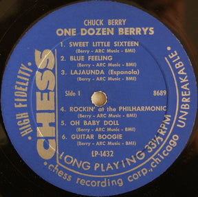 Chuck Berry : One Dozen Berrys (LP, Album, Mono)