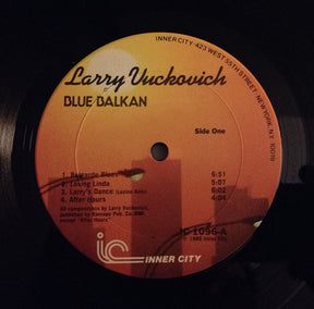 Larry Vuckovich Guest Artists Bobby Hutcherson, Eric Golub : Blue Balkan (LP, Album)