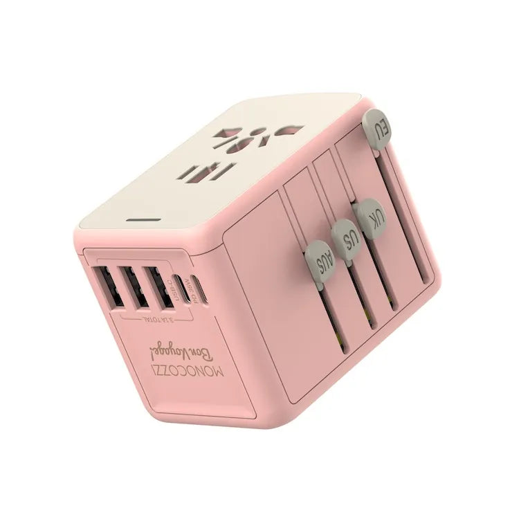 Bon Voyage Travel Adaptor with 35W with 3x USB and 2x USB-C PD Connector | Monocozzi - Wake Concept Store  