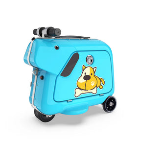 Airwheel SQ3 Kids Ridable Electric Suitcase, Blue