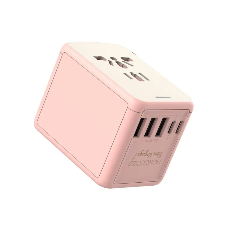Bon Voyage Travel Adaptor with 35W with 3x USB and 2x USB-C PD Connector | Monocozzi - Wake Concept Store  