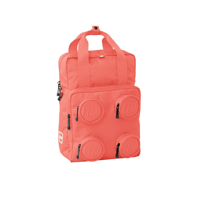LEGO® Brick 2x2 Backpack, Vibrant Coral
