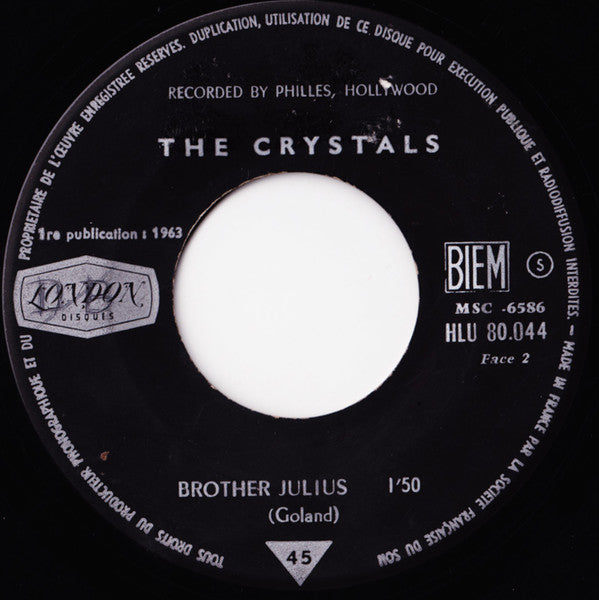 The Crystals : Then He Kissed Me (7")