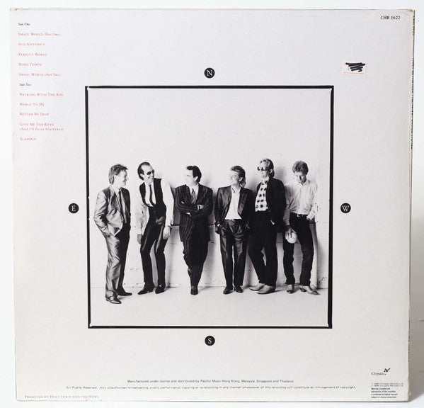 Huey Lewis & The News : Small World (LP, Album)