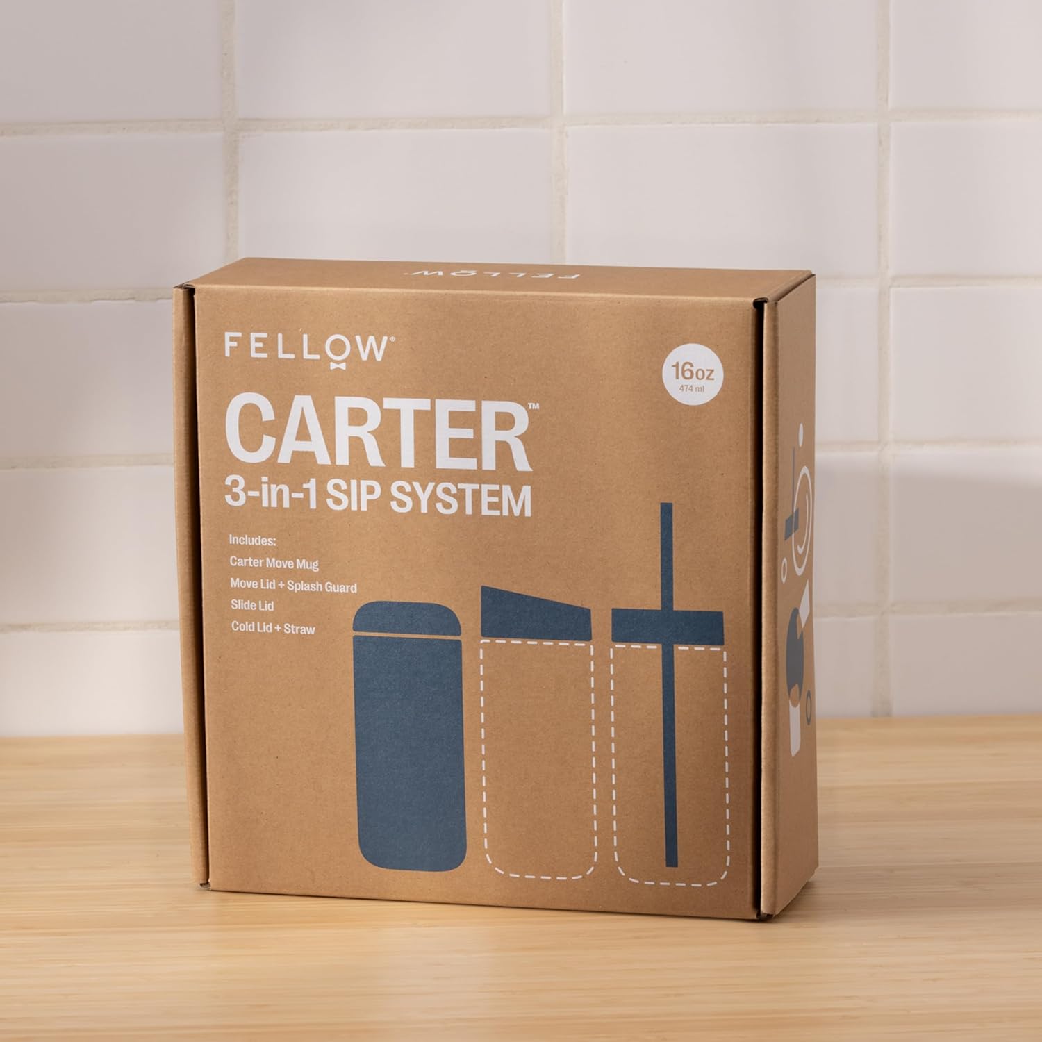 Carter 3-in-1 Sip System, Stone Blue