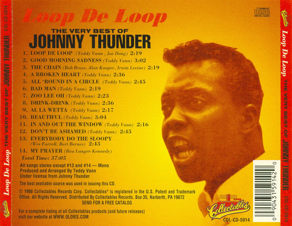 Johnny Thunder : Loop de Loop - The Very Best Of Johnny Thunder (CD, Album, Comp)