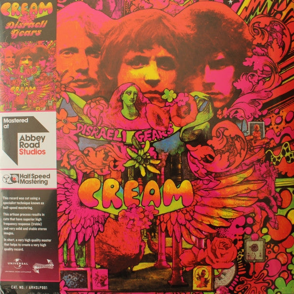 Cream (2) : Disraeli Gears (LP, Album, Mono, Ltd, RE, RM, Hal)