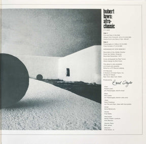 Hubert Laws : Afro-Classic (LP, Album, RE, RM, 180)