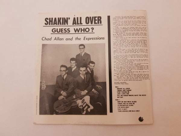 Guess Who?* :  Chad Allan & The Expressions ‎– Shakin' All Over (CD, Album)