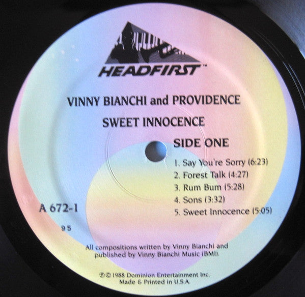 Vinny Bianchi And Providence : Sweet Innocence (LP, Album)