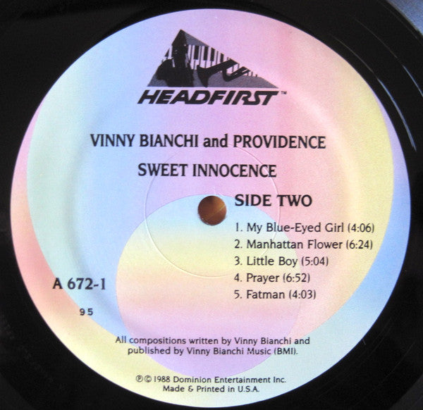 Vinny Bianchi And Providence : Sweet Innocence (LP, Album)