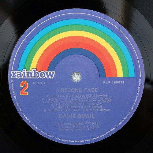 David Bowie : A Second Face (LP, Comp)