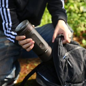 Fino Portable Electric Coffee Grinder, Tundra Brown