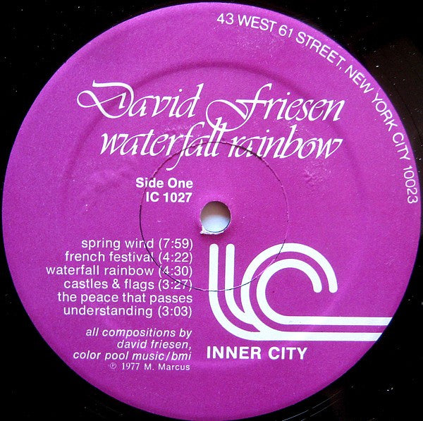 David Friesen : Waterfall Rainbow (LP, Album)