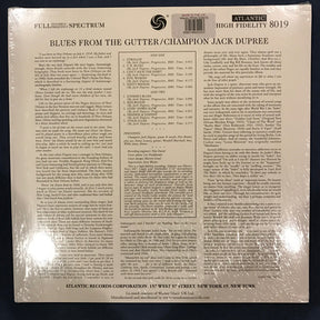 Champion Jack Dupree : Blues From The Gutter (LP, Album, RE, RM, 180)