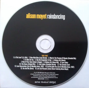 Alison Moyet : Raindancing (CD, Album, RE + CD, Comp + Dlx, RM, Med)