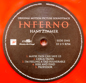 Hans Zimmer : Inferno (Original Motion Picture Soundtrack) (2xLP, Album, Ltd, Num, Red)