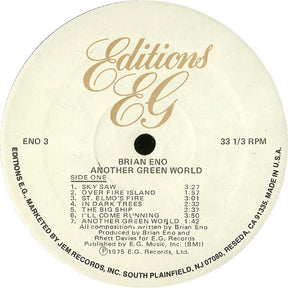 Eno* : Another Green World (LP, Album, RE)