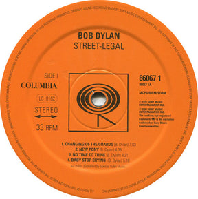 Bob Dylan : Street-Legal (LP, Album, Ltd, RE, 180)