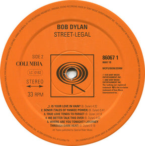Bob Dylan : Street-Legal (LP, Album, Ltd, RE, 180)